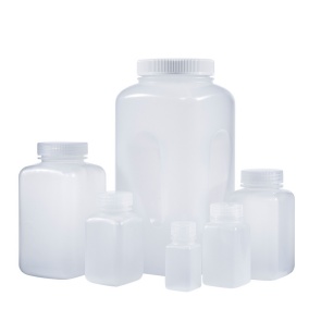 Wide Mouth Square bottle