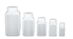 wide mouth square bottle HDPE