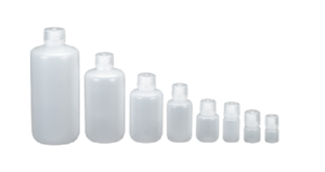 Narrow mouth round bottle HDPE