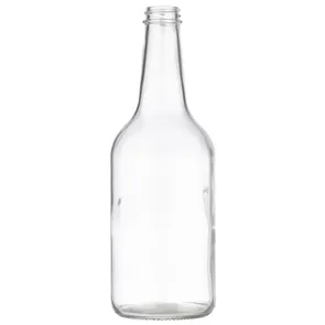 20 oz Clear Glass Long Neck Woozy Bottle 28-400 Neck Finish 20 oz Clear Glass Long Neck Woozy Bottle 28-400 Neck Finish