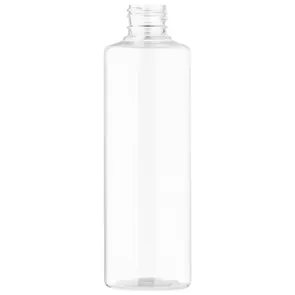 250 ml Clear PET Plastic Cylinder Bottle24-410 Neck Finish
