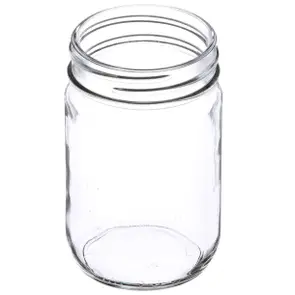 12 oz Clear Glass Canning Jar 70-450 Neck Finish