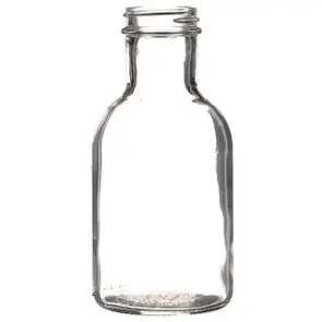 10 oz Clear Glass Stout Decanter Bottle 38-405 Neck Finish