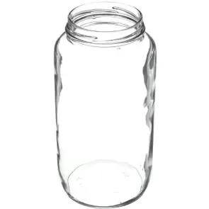 32 oz Clear Glass Round Jar 70-2030 Lug Neck Finish