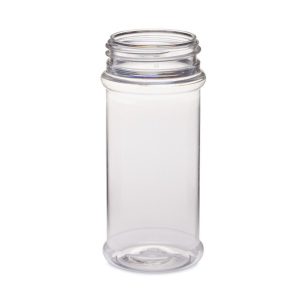 8 oz Clear PET Plastic Spice Jars