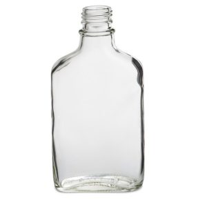 200 ml Clear Glass Flask Bottles