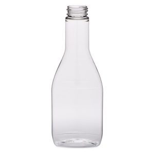 12 oz Clear PET Sauce Bottles (Cap Not Included)
