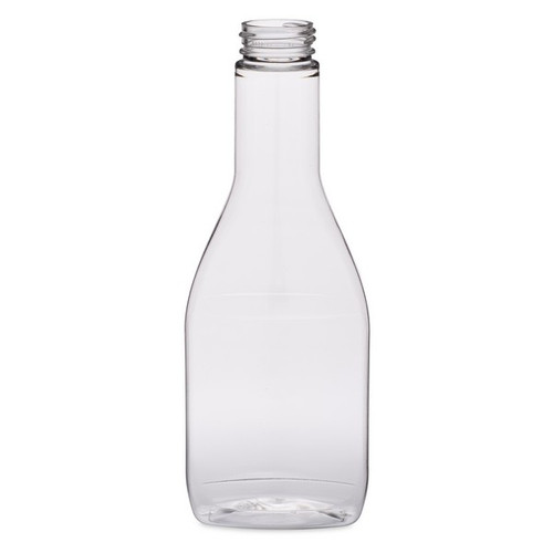 12 oz Clear PET Sauce Bottles (Cap Not Included)