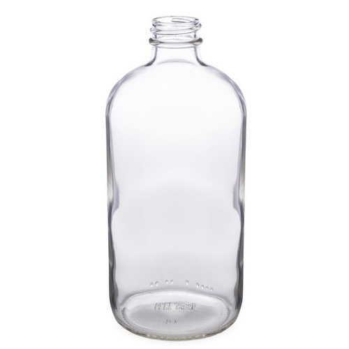 16 oz Clear Glass Boston Round Bottles 16 oz Clear Glass Boston Round Bottles