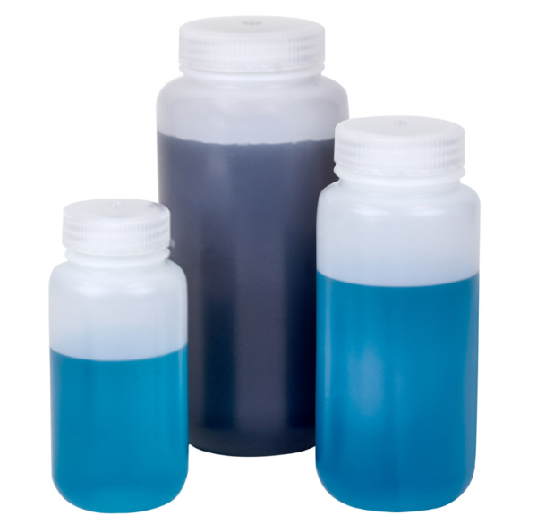 Round HDPE sampling bottle HDPE sampling round wide mouth bottle