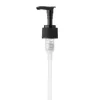 24-410 Black PP Plastic Lotion Pump with Ribbed Skirt - 6.375" Dip Tube 24-410 Black PP Plastic Lotion Pump with Ribbed Skirt - 6.375" Dip Tube