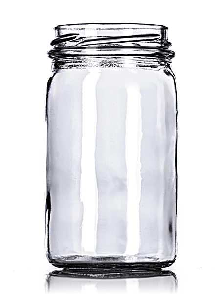 8 oz clear glass round jar 8 oz clear glass round jar