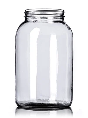 1 gallon clear glass jar