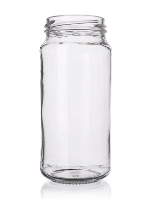 16 oz clear glass paragon jar