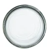 32 oz clear glass straight-sided round jar
