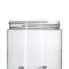 16 oz clear PET plastic single wall jar