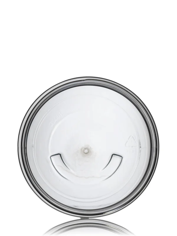 16 oz clear PET plastic single wall jar