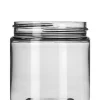 4 oz clear PET plastic single wall jar 4 oz clear PET plastic single wall jar
