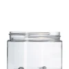12 oz clear PET plastic single wall jar