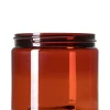 16 oz amber PET plastic single wall jar 16 oz amber PET plastic single wall jar