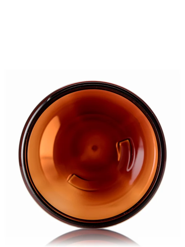 16 oz amber PET plastic single wall jar 16 oz amber PET plastic single wall jar