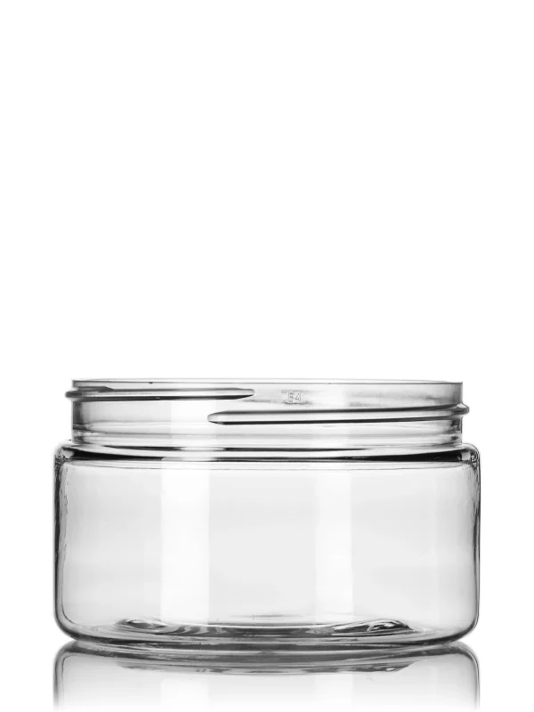 4 oz clear PET plastic single wall jar 4 oz clear PET plastic single wall jar