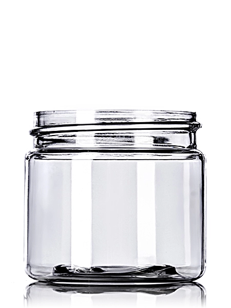 2 oz clear PET plastic single wall jar 2 oz clear PET plastic single wall jar
