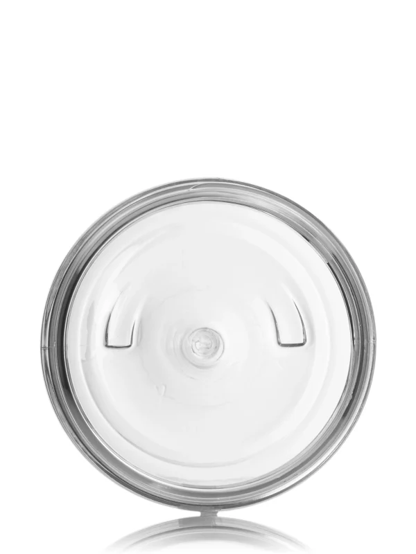 2 oz clear PET plastic single wall jar