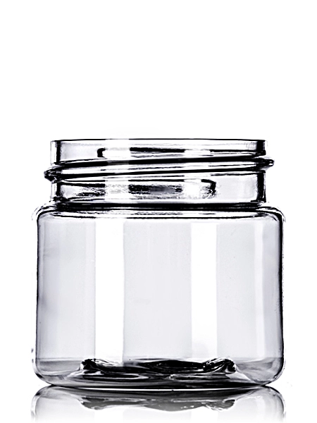 1 oz clear PET plastic single wall jar 1 oz clear PET plastic single wall jar