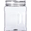 32 oz clear PET plastic square grip container 32 oz clear PET plastic square grip container