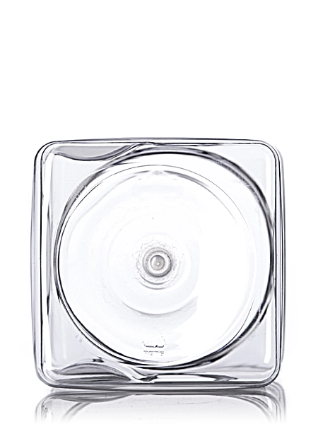 32 oz clear PET plastic square grip container 32 oz clear PET plastic square grip container