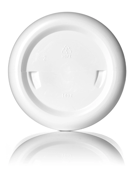 16 oz white HDPE plastic single wall jar 16 oz white HDPE plastic single wall jar