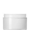8 oz natural frosted PP plastic double wall round base jar